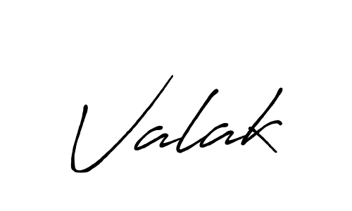 Create a beautiful signature design for name Valak. With this signature (Antro_Vectra_Bolder) fonts, you can make a handwritten signature for free. Valak signature style 7 images and pictures png