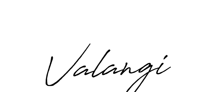 You should practise on your own different ways (Antro_Vectra_Bolder) to write your name (Valangi) in signature. don't let someone else do it for you. Valangi signature style 7 images and pictures png