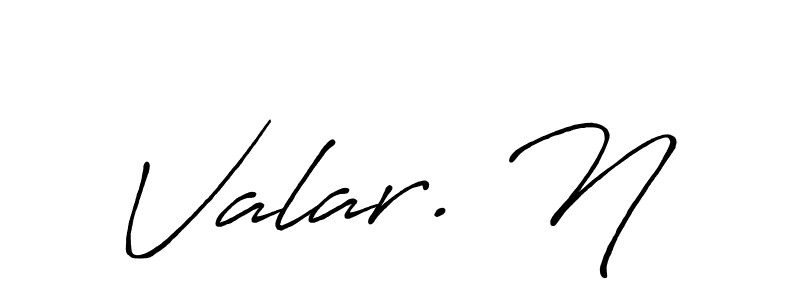 How to make Valar. N name signature. Use Antro_Vectra_Bolder style for creating short signs online. This is the latest handwritten sign. Valar. N signature style 7 images and pictures png