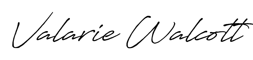 The Antro_Vectra_Bolder font gives name Valarie Walcott a signature that looks effortless yet distinguished. Download high-res PNG instantly. Valarie Walcott signature style 7 images and pictures png