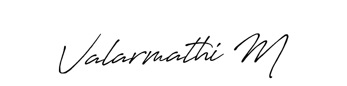 You should practise on your own different ways (Antro_Vectra_Bolder) to write your name (Valarmathi M) in signature. don't let someone else do it for you. Valarmathi M signature style 7 images and pictures png