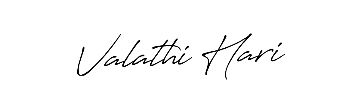 How to make Valathi Hari name signature. Use Antro_Vectra_Bolder style for creating short signs online. This is the latest handwritten sign. Valathi Hari signature style 7 images and pictures png
