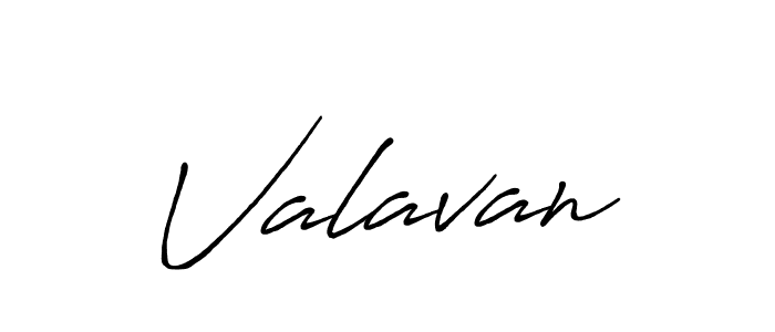 Make a beautiful signature design for name Valavan. With this signature (Antro_Vectra_Bolder) style, you can create a handwritten signature for free. Valavan signature style 7 images and pictures png