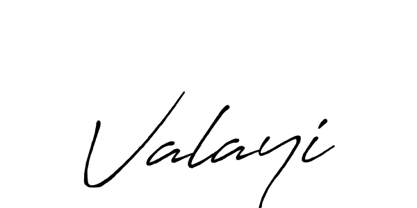 Design your own signature with our free online signature maker. With this signature software, you can create a handwritten (Antro_Vectra_Bolder) signature for name Valayi. Valayi signature style 7 images and pictures png