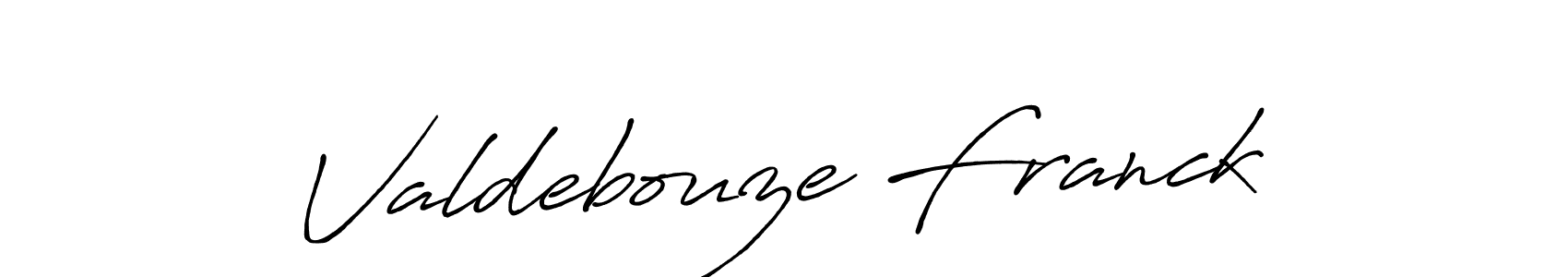 The best way (Antro_Vectra_Bolder) to make a short signature is to pick only two or three words in your name. The name Valdebouze Franck include a total of six letters. For converting this name. Valdebouze Franck signature style 7 images and pictures png