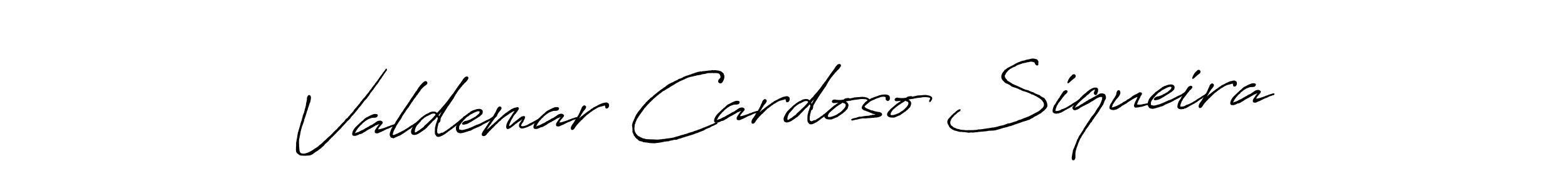 How to make Valdemar Cardoso Siqueira name signature. Use Antro_Vectra_Bolder style for creating short signs online. This is the latest handwritten sign. Valdemar Cardoso Siqueira signature style 7 images and pictures png