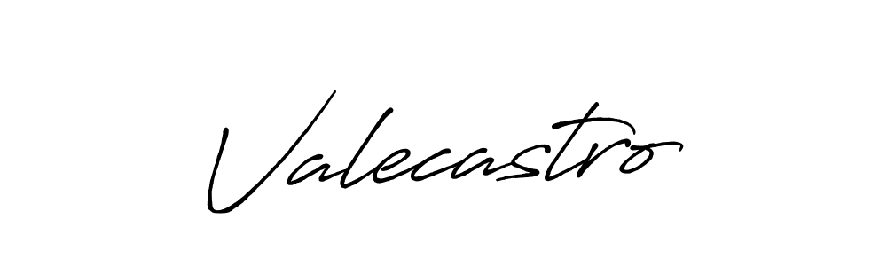 Design your own signature with our free online signature maker. With this signature software, you can create a handwritten (Antro_Vectra_Bolder) signature for name Valecastro. Valecastro signature style 7 images and pictures png