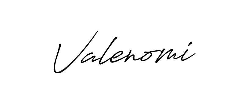 Valenomi stylish signature style. Best Handwritten Sign (Antro_Vectra_Bolder) for my name. Handwritten Signature Collection Ideas for my name Valenomi. Valenomi signature style 7 images and pictures png