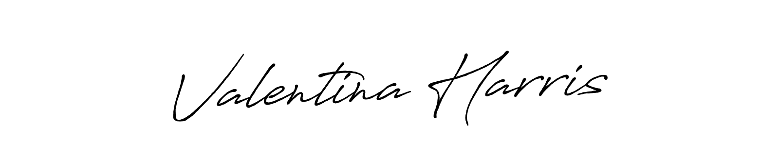 Make a beautiful signature design for name Valentina Harris. With this signature (Antro_Vectra_Bolder) style, you can create a handwritten signature for free. Valentina Harris signature style 7 images and pictures png