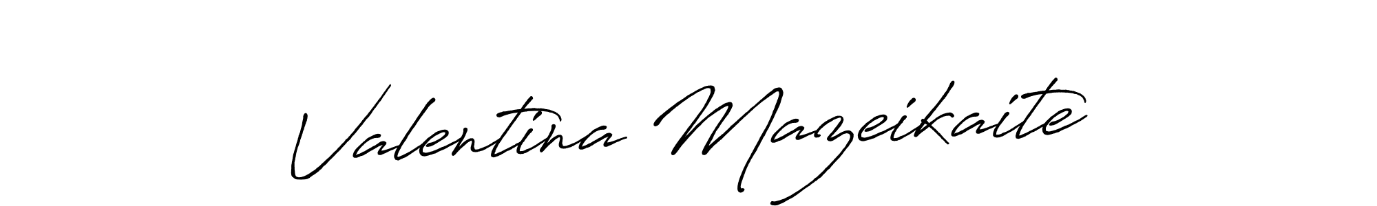 Make a beautiful signature design for name Valentina Mazeikaite. Use this online signature maker to create a handwritten signature for free. Valentina Mazeikaite signature style 7 images and pictures png