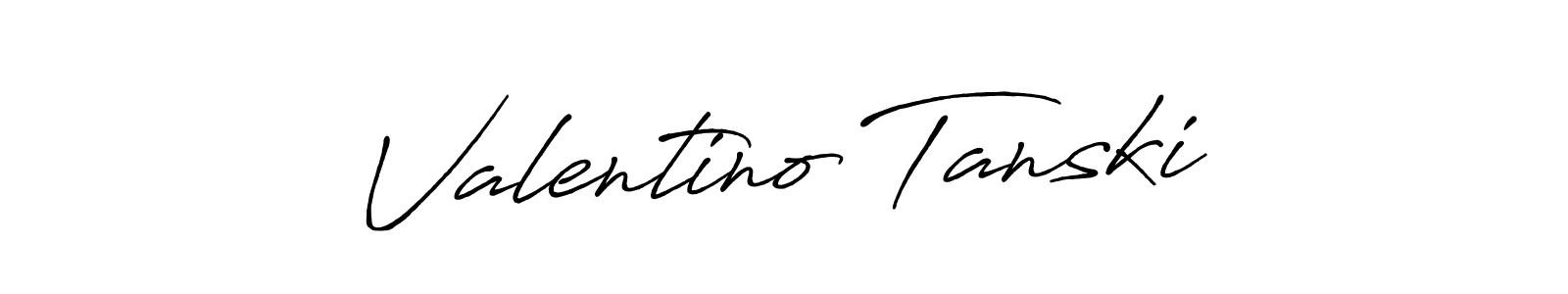 How to make Valentino Tanski signature? Antro_Vectra_Bolder is a professional autograph style. Create handwritten signature for Valentino Tanski name. Valentino Tanski signature style 7 images and pictures png