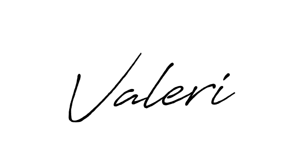 Create a beautiful signature design for name Valeri. With this signature (Antro_Vectra_Bolder) fonts, you can make a handwritten signature for free. Valeri signature style 7 images and pictures png