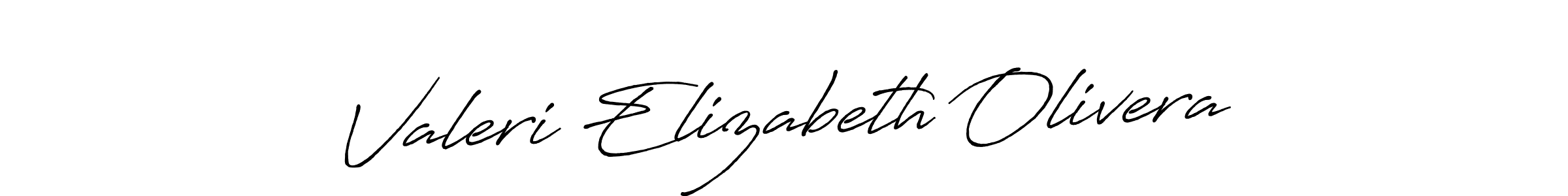 Also You can easily find your signature by using the search form. We will create Valeri Elizabeth Olivera name handwritten signature images for you free of cost using Antro_Vectra_Bolder sign style. Valeri Elizabeth Olivera signature style 7 images and pictures png