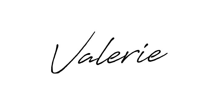 Design your own signature with our free online signature maker. With this signature software, you can create a handwritten (Antro_Vectra_Bolder) signature for name Valerie. Valerie signature style 7 images and pictures png