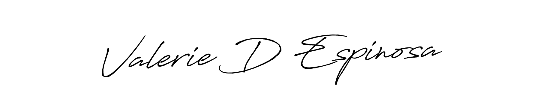 Also we have Valerie D Espinosa name is the best signature style. Create professional handwritten signature collection using Antro_Vectra_Bolder autograph style. Valerie D Espinosa signature style 7 images and pictures png