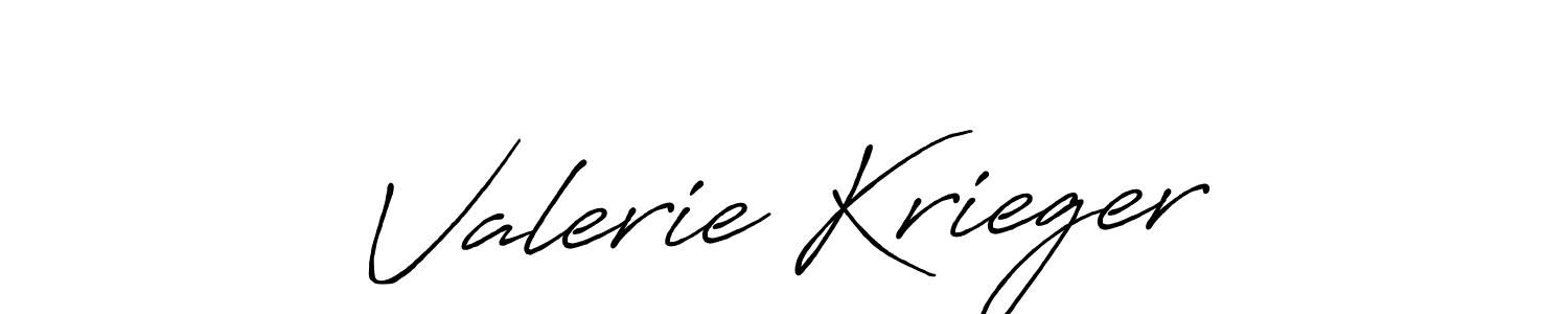 if you are searching for the best signature style for your name Valerie Krieger. so please give up your signature search. here we have designed multiple signature styles  using Antro_Vectra_Bolder. Valerie Krieger signature style 7 images and pictures png