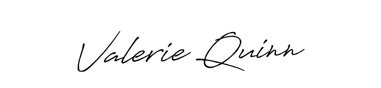 Make a beautiful signature design for name Valerie Quinn. With this signature (Antro_Vectra_Bolder) style, you can create a handwritten signature for free. Valerie Quinn signature style 7 images and pictures png