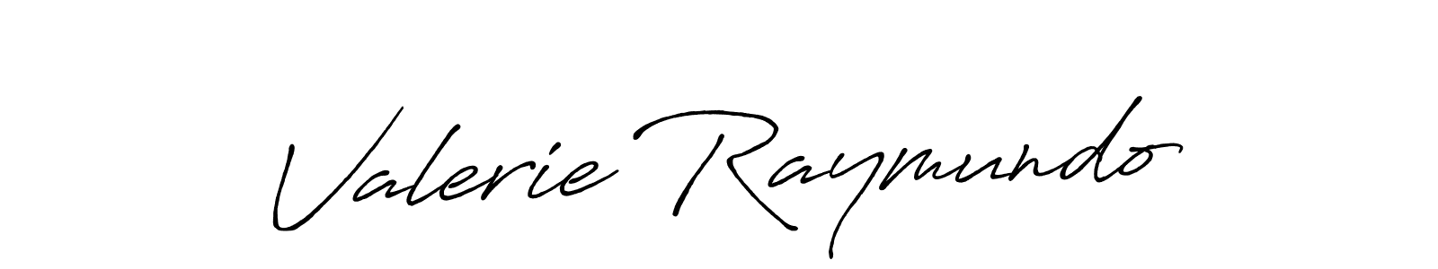 Create a beautiful signature design for name Valerie Raymundo. With this signature (Antro_Vectra_Bolder) fonts, you can make a handwritten signature for free. Valerie Raymundo signature style 7 images and pictures png