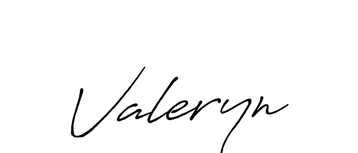 Once you've used our free online signature maker to create your best signature Antro_Vectra_Bolder style, it's time to enjoy all of the benefits that Valeryn name signing documents. Valeryn signature style 7 images and pictures png