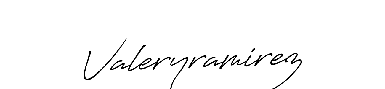 Use a signature maker to create a handwritten signature online. With this signature software, you can design (Antro_Vectra_Bolder) your own signature for name Valeryramirez. Valeryramirez signature style 7 images and pictures png