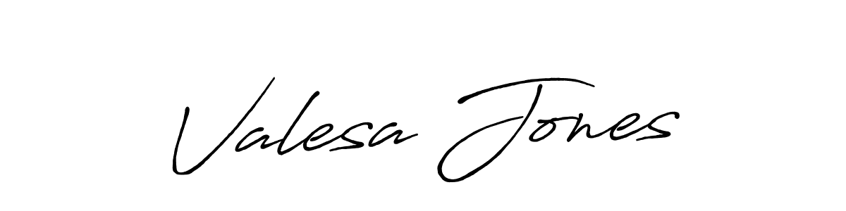 Antro_Vectra_Bolder is a professional signature style that is perfect for those who want to add a touch of class to their signature. It is also a great choice for those who want to make their signature more unique. Get Valesa Jones name to fancy signature for free. Valesa Jones signature style 7 images and pictures png