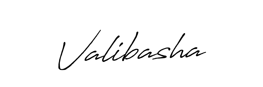 How to make Valibasha signature? Antro_Vectra_Bolder is a professional autograph style. Create handwritten signature for Valibasha name. Valibasha signature style 7 images and pictures png