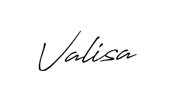 How to make Valisa signature? Antro_Vectra_Bolder is a professional autograph style. Create handwritten signature for Valisa name. Valisa signature style 7 images and pictures png