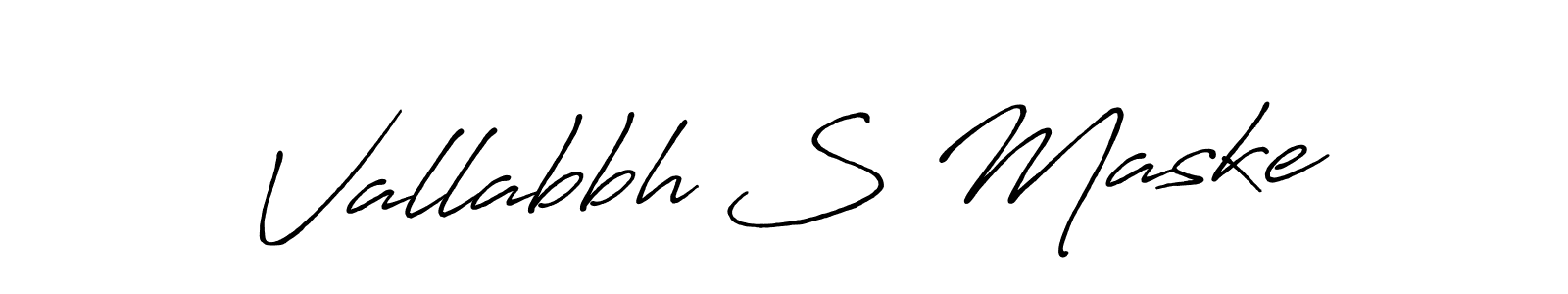 You can use this online signature creator to create a handwritten signature for the name Vallabbh S Maske. This is the best online autograph maker. Vallabbh S Maske signature style 7 images and pictures png