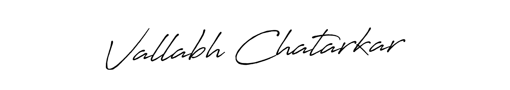It looks lik you need a new signature style for name Vallabh Chatarkar. Design unique handwritten (Antro_Vectra_Bolder) signature with our free signature maker in just a few clicks. Vallabh Chatarkar signature style 7 images and pictures png
