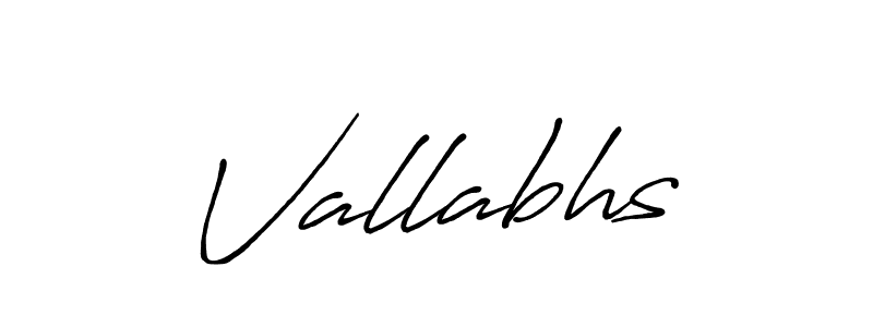 It looks lik you need a new signature style for name Vallabhs. Design unique handwritten (Antro_Vectra_Bolder) signature with our free signature maker in just a few clicks. Vallabhs signature style 7 images and pictures png