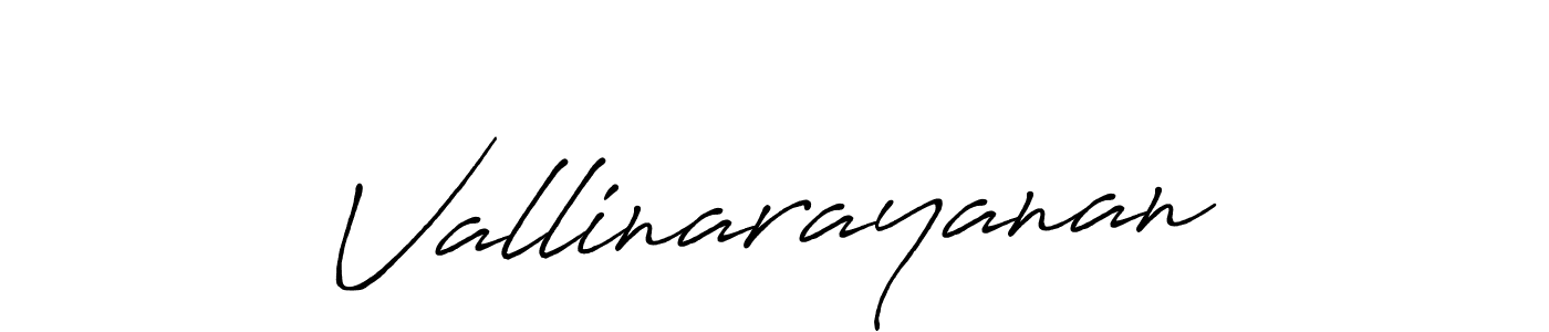 Vallinarayanan stylish signature style. Best Handwritten Sign (Antro_Vectra_Bolder) for my name. Handwritten Signature Collection Ideas for my name Vallinarayanan. Vallinarayanan signature style 7 images and pictures png
