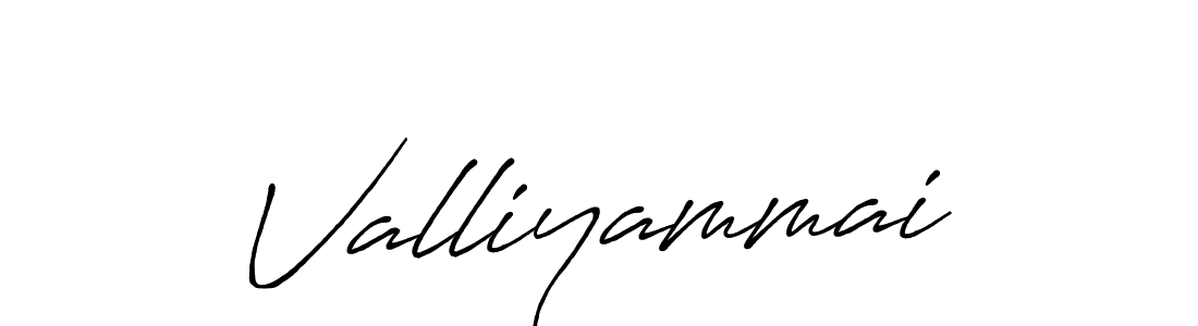 Valliyammai stylish signature style. Best Handwritten Sign (Antro_Vectra_Bolder) for my name. Handwritten Signature Collection Ideas for my name Valliyammai. Valliyammai signature style 7 images and pictures png