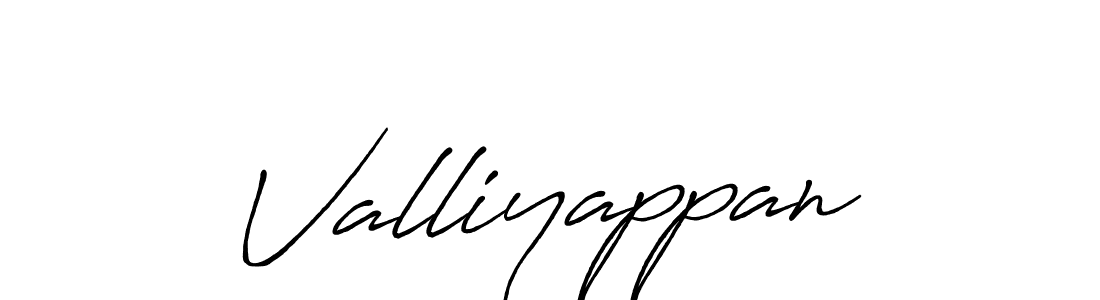How to make Valliyappan signature? Antro_Vectra_Bolder is a professional autograph style. Create handwritten signature for Valliyappan name. Valliyappan signature style 7 images and pictures png