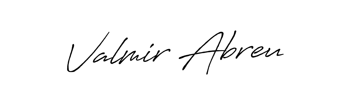 Use a signature maker to create a handwritten signature online. With this signature software, you can design (Antro_Vectra_Bolder) your own signature for name Valmir Abreu. Valmir Abreu signature style 7 images and pictures png