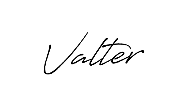 Once you've used our free online signature maker to create your best signature Antro_Vectra_Bolder style, it's time to enjoy all of the benefits that Valter name signing documents. Valter signature style 7 images and pictures png