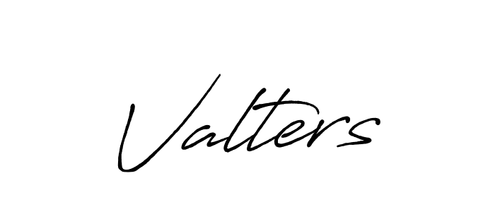 Also we have Valters name is the best signature style. Create professional handwritten signature collection using Antro_Vectra_Bolder autograph style. Valters signature style 7 images and pictures png