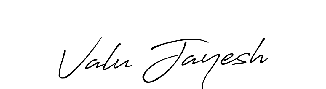Once you've used our free online signature maker to create your best signature Antro_Vectra_Bolder style, it's time to enjoy all of the benefits that Valu Jayesh name signing documents. Valu Jayesh signature style 7 images and pictures png