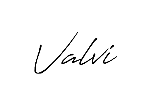 Also we have Valvi name is the best signature style. Create professional handwritten signature collection using Antro_Vectra_Bolder autograph style. Valvi signature style 7 images and pictures png