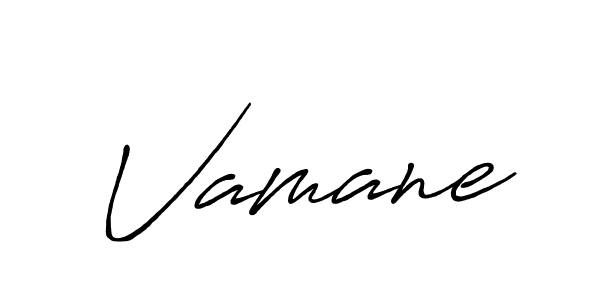 It looks lik you need a new signature style for name Vamane. Design unique handwritten (Antro_Vectra_Bolder) signature with our free signature maker in just a few clicks. Vamane signature style 7 images and pictures png