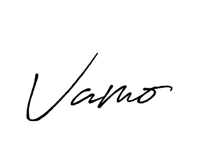 How to make Vamo signature? Antro_Vectra_Bolder is a professional autograph style. Create handwritten signature for Vamo name. Vamo signature style 7 images and pictures png