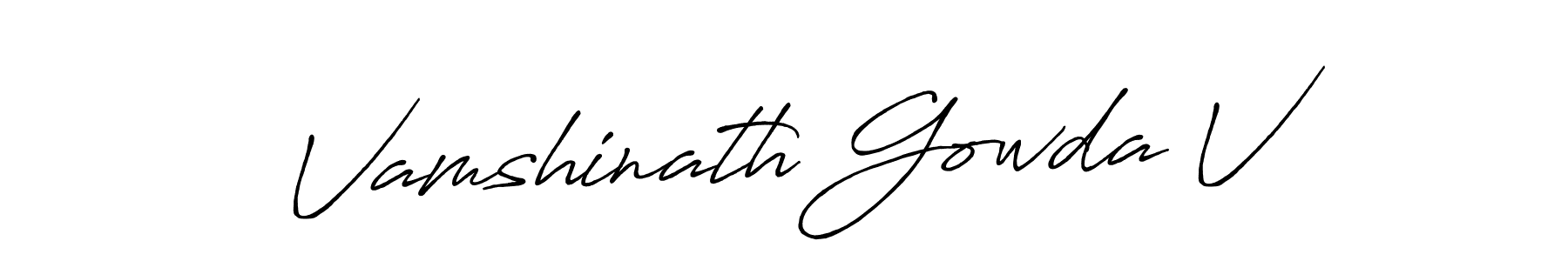 How to Draw Vamshinath Gowda V signature style? Antro_Vectra_Bolder is a latest design signature styles for name Vamshinath Gowda V. Vamshinath Gowda V signature style 7 images and pictures png