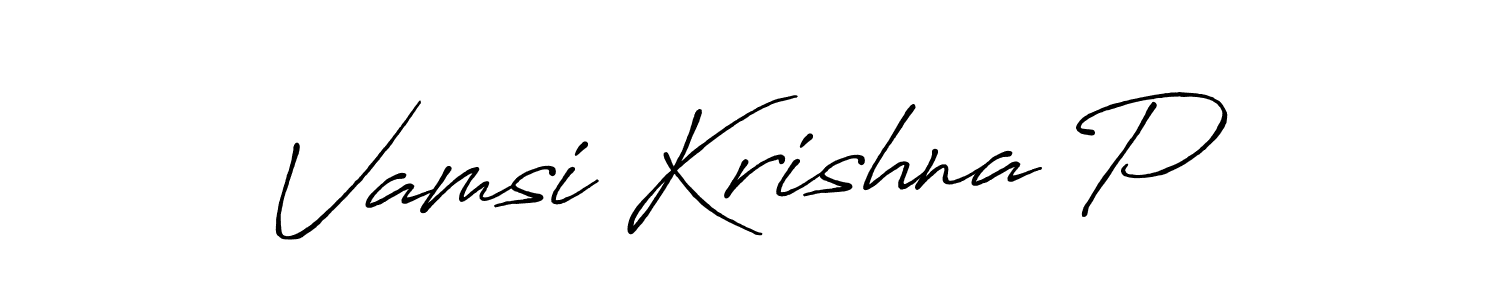 This is the best signature style for the Vamsi Krishna P name. Also you like these signature font (Antro_Vectra_Bolder). Mix name signature. Vamsi Krishna P signature style 7 images and pictures png