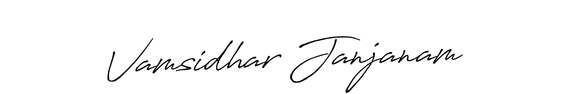 Similarly Antro_Vectra_Bolder is the best handwritten signature design. Signature creator online .You can use it as an online autograph creator for name Vamsidhar Janjanam. Vamsidhar Janjanam signature style 7 images and pictures png