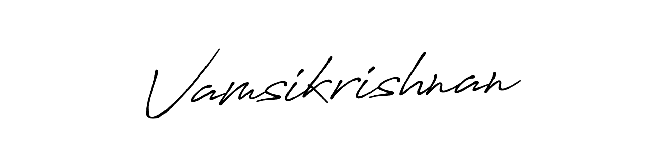 Once you've used our free online signature maker to create your best signature Antro_Vectra_Bolder style, it's time to enjoy all of the benefits that Vamsikrishnan name signing documents. Vamsikrishnan signature style 7 images and pictures png