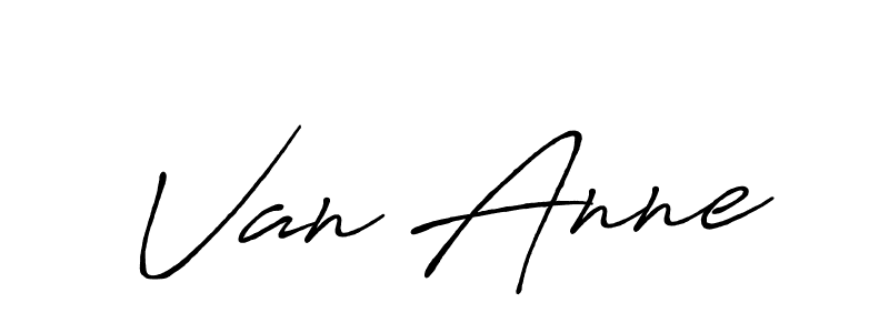 Design your own signature with our free online signature maker. With this signature software, you can create a handwritten (Antro_Vectra_Bolder) signature for name Van Anne. Van Anne signature style 7 images and pictures png