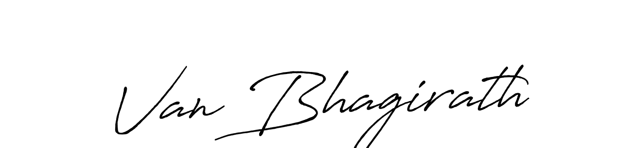 How to make Van Bhagirath signature? Antro_Vectra_Bolder is a professional autograph style. Create handwritten signature for Van Bhagirath name. Van Bhagirath signature style 7 images and pictures png