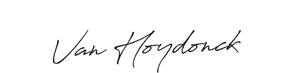 Once you've used our free online signature maker to create your best signature Antro_Vectra_Bolder style, it's time to enjoy all of the benefits that Van Hoydonck name signing documents. Van Hoydonck signature style 7 images and pictures png