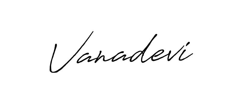 It looks lik you need a new signature style for name Vanadevi. Design unique handwritten (Antro_Vectra_Bolder) signature with our free signature maker in just a few clicks. Vanadevi signature style 7 images and pictures png