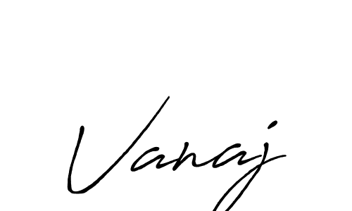 How to make Vanaj signature? Antro_Vectra_Bolder is a professional autograph style. Create handwritten signature for Vanaj name. Vanaj signature style 7 images and pictures png