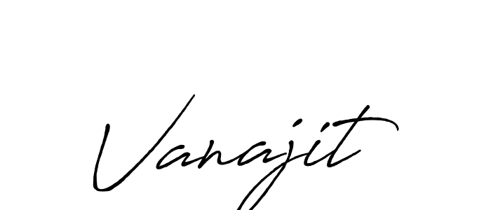 Make a beautiful signature design for name Vanajit. Use this online signature maker to create a handwritten signature for free. Vanajit signature style 7 images and pictures png